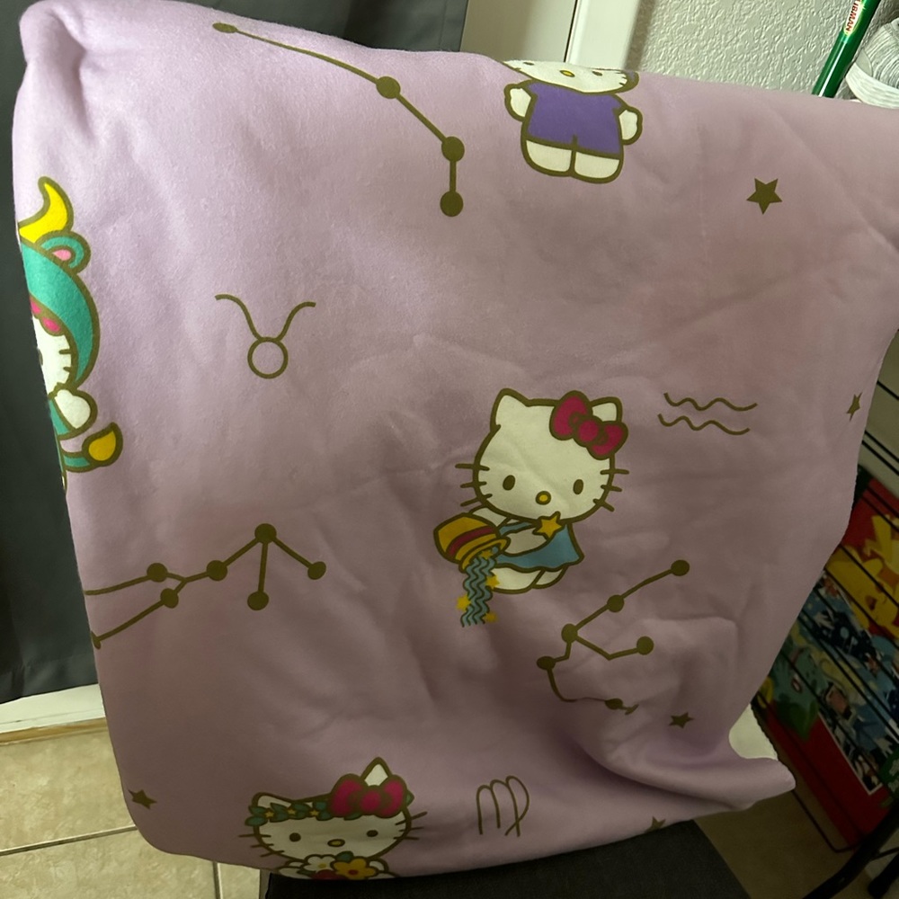 Zodiac Hello Kitty Blanket